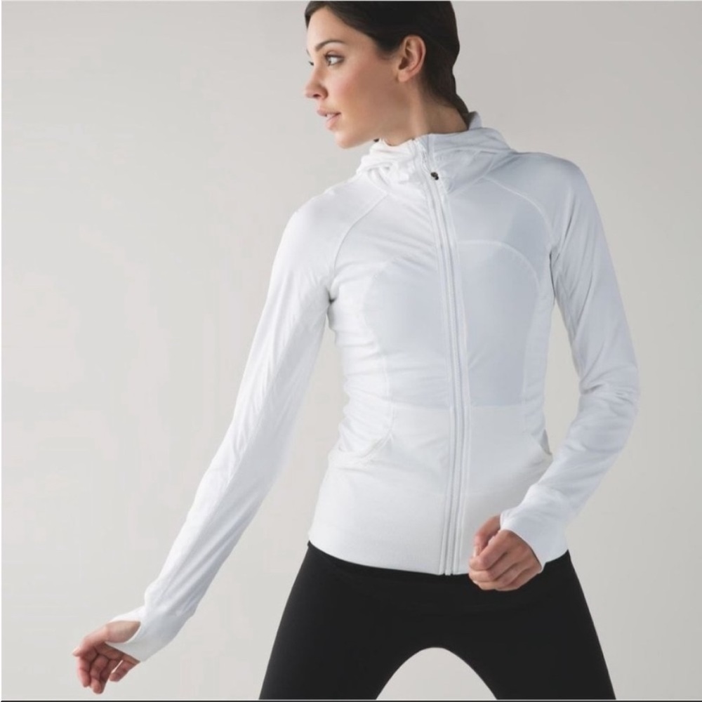 Lululemon In Flux Reversible Jacket Yoga Activewear Full Zip Hoodie